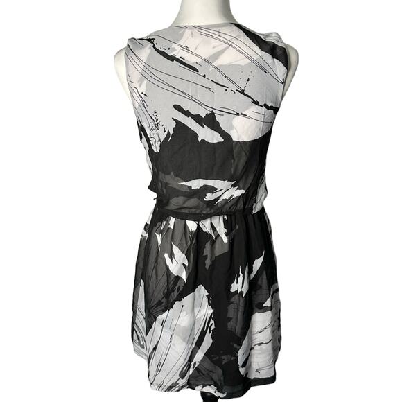 Express Size XS Dress Black White and Gray - Picture 2 of 2
